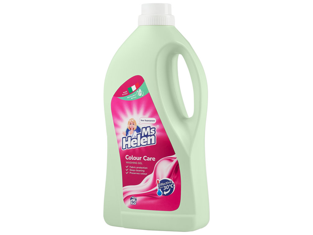 Гель для стирки Ms Helen Colour Care, для цветного белья, 50 циклов, 2,5л