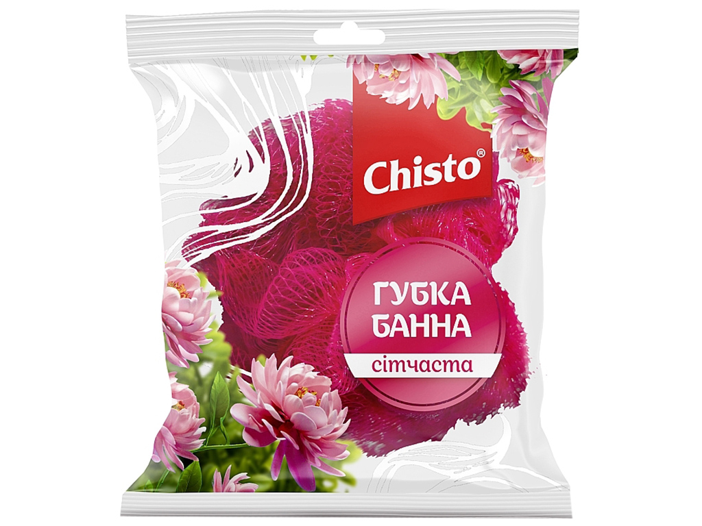 Губка банная сетчатая Chisto Классик