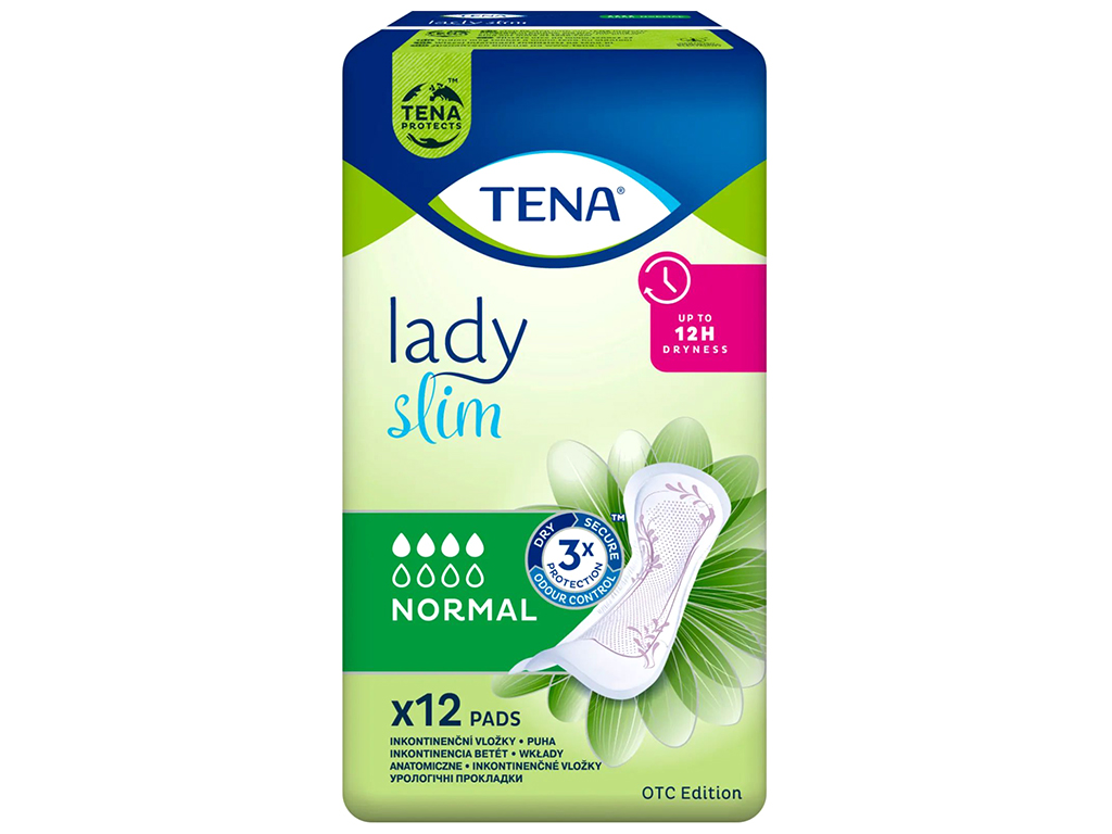 Урологічні прокладки Tena Lady Slim Normal, 4каплі, 12шт