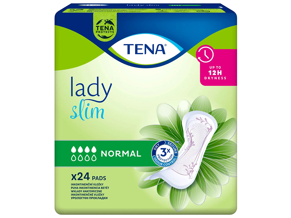 Урологічні прокладки Tena Lady Slim Normal, 4каплі, 24шт