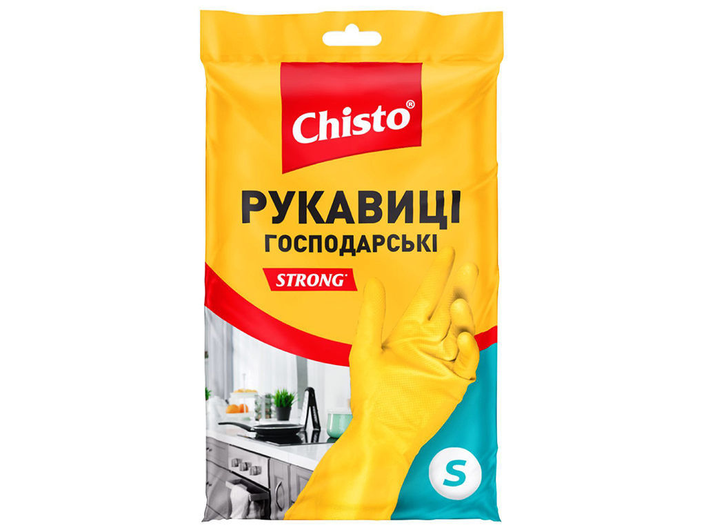 Рукавички латексні Chisto, розмір S, 1 пара