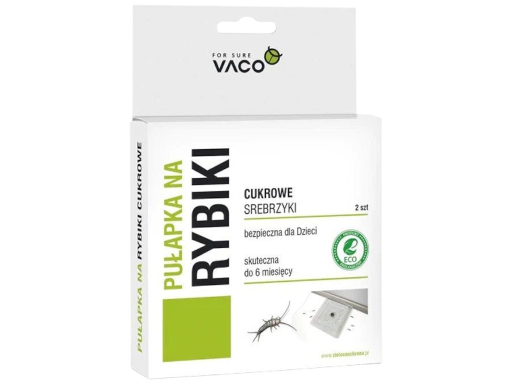 Ловушка клеевая Vaco Eco 2в1 от чешуек обычных и сахарных, аттрактант, клеевая основа, 2шт