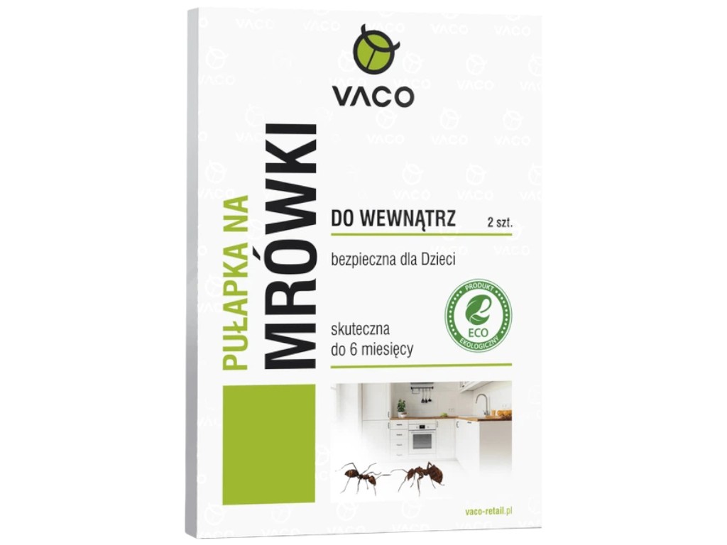 Ловушка клеевая Vaco Eco от муравьев, аттрактант, клеевая основа, 2шт