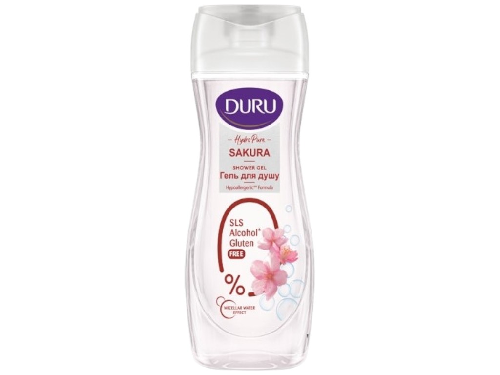 Гель для душу Duru Hydro Pure, сакура, 250мл