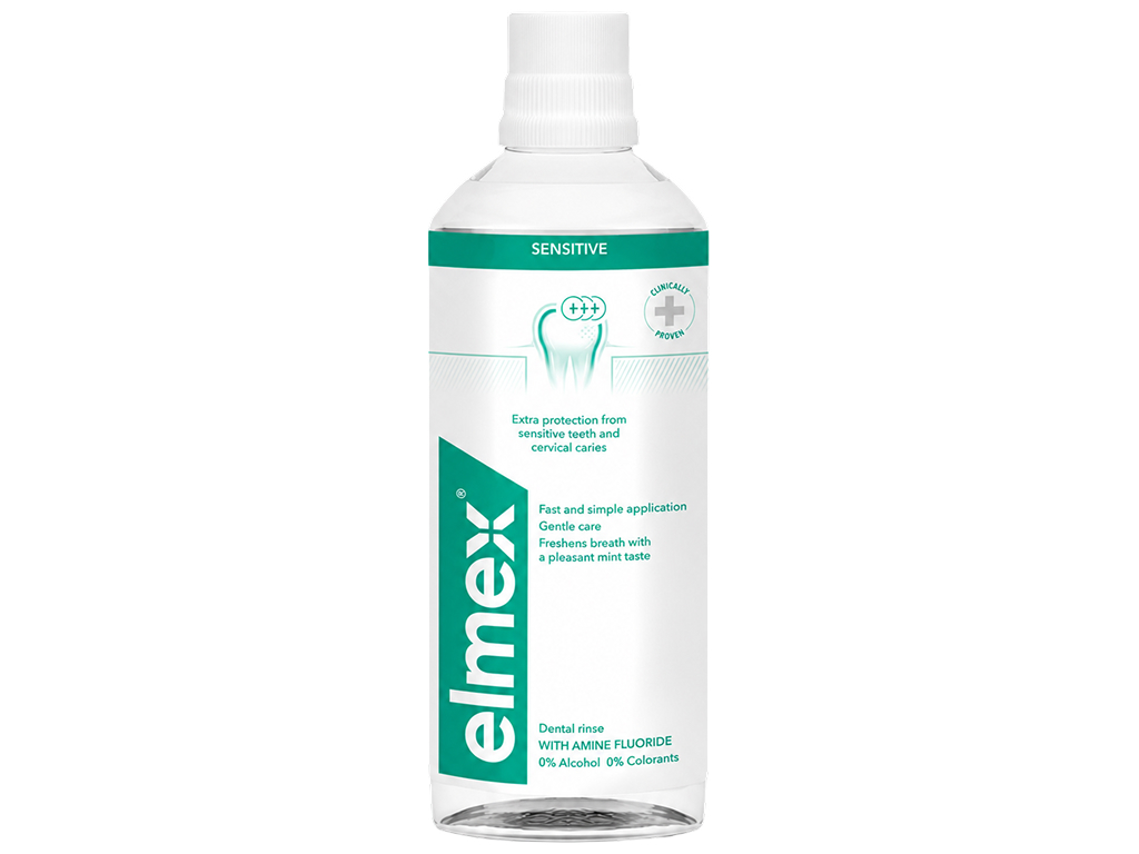 Ополіскувач для рота Elmex Sensitive Plus, для чутливих зубів, 400 мл