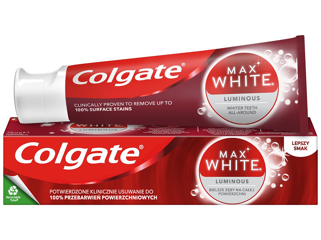 Зубная паста Colgate Max White Luminous, 75мл