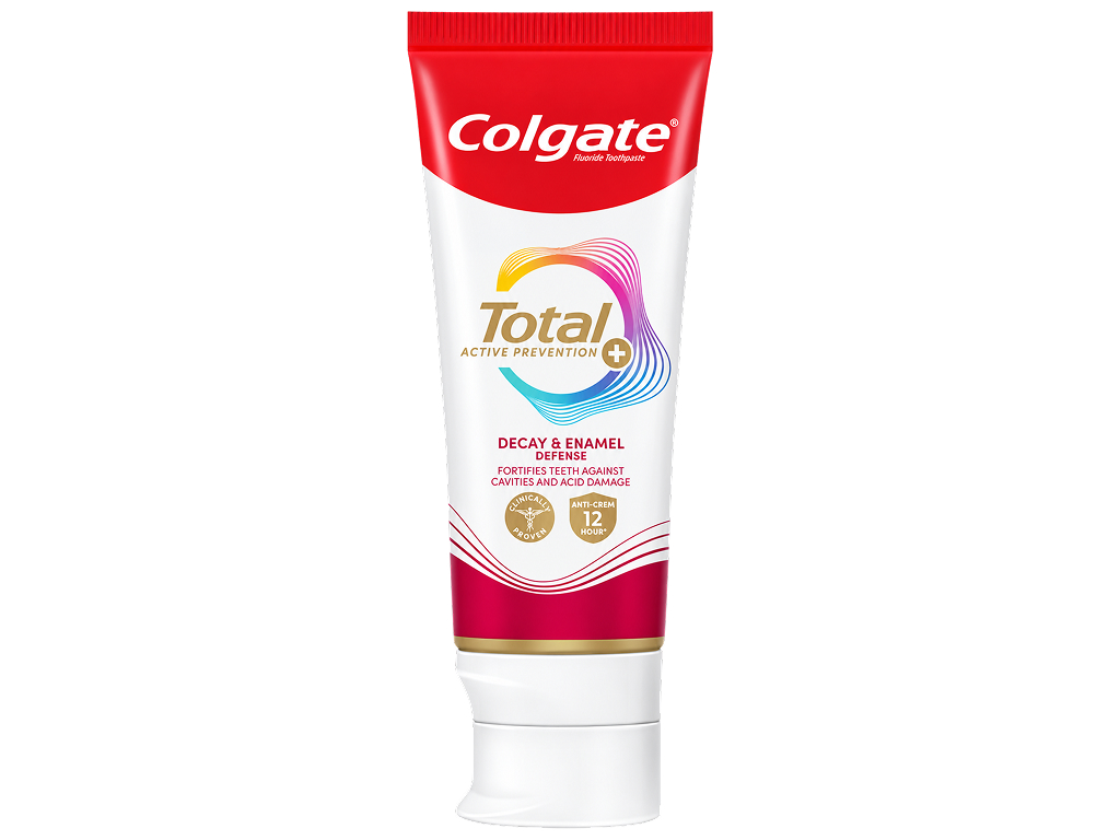 Зубна паста Colgate Total Active Prevention Decay & Enamel Defense, захист емалі, 75 мл