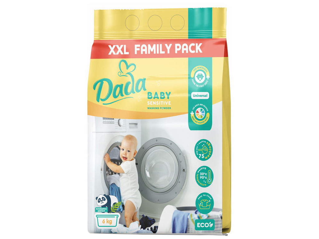 Стиральный порошок для стирки детских вещей Dada, 6кг