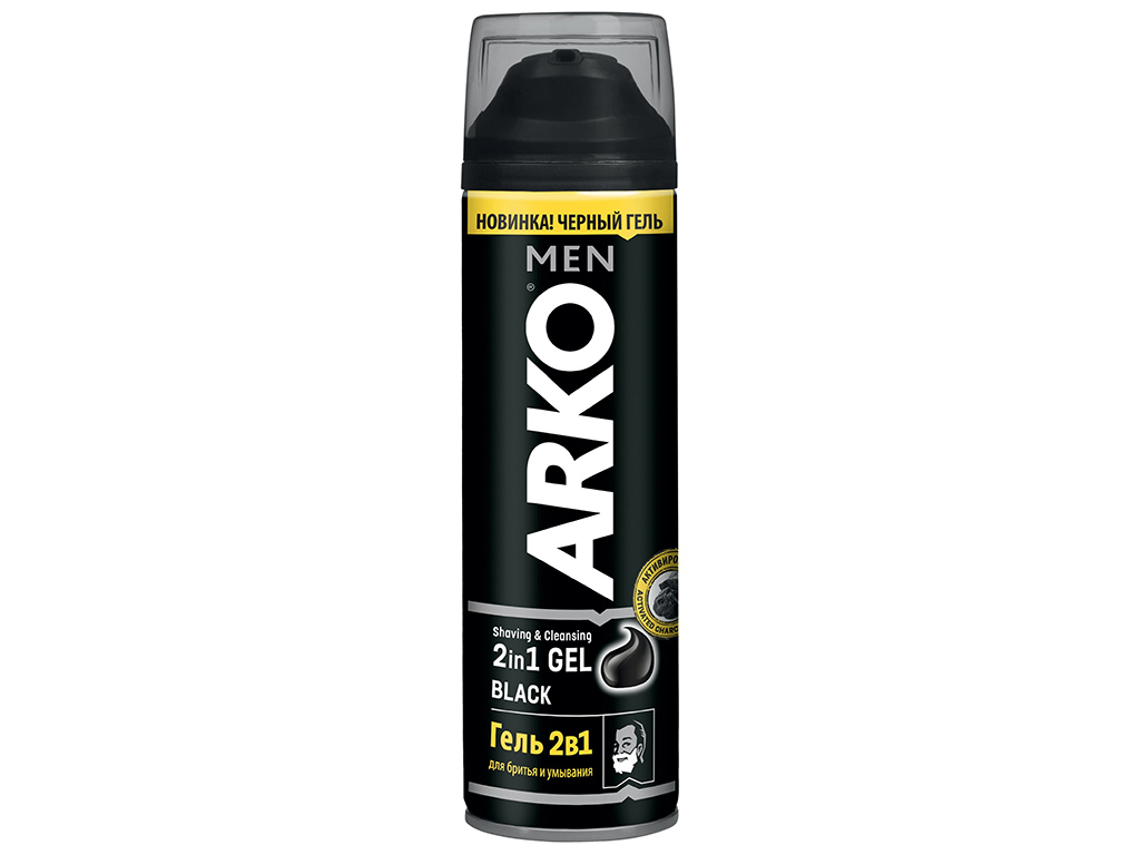 Гель для бритья Arko Men Black, 200мл