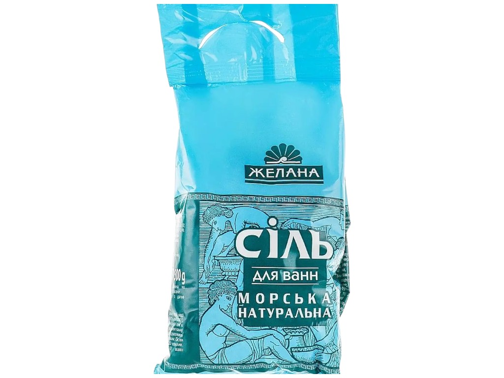 Соль для ванны Желана, морская натуральная, 500г