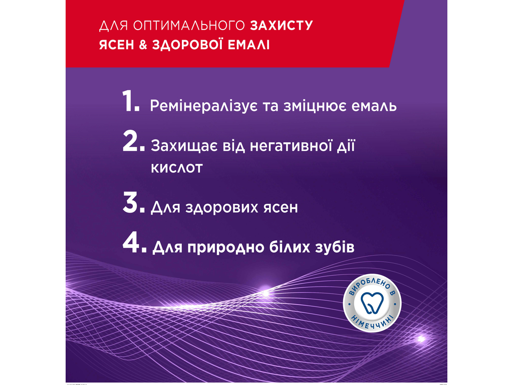 Паста зубная Lacalut Aktiv Защита дёсен, реминерализация и защита от кислот, 75мл