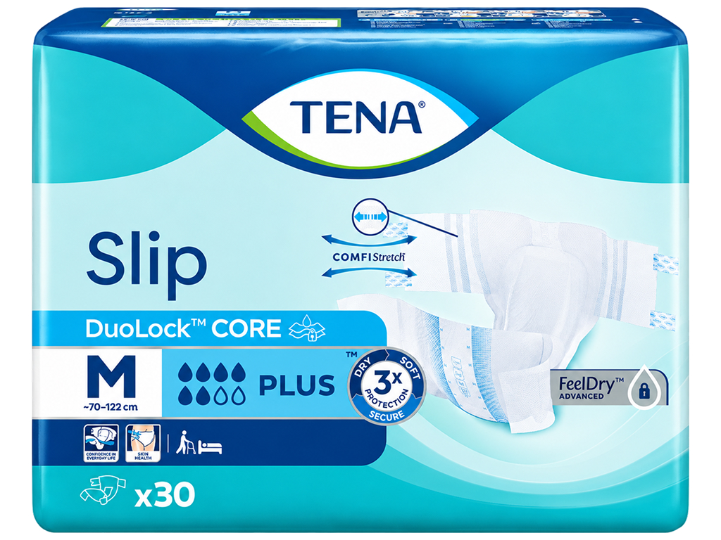 Підгузки для дорослих Tena Slip Plus, розмір M, 6 крапель, 30 шт
