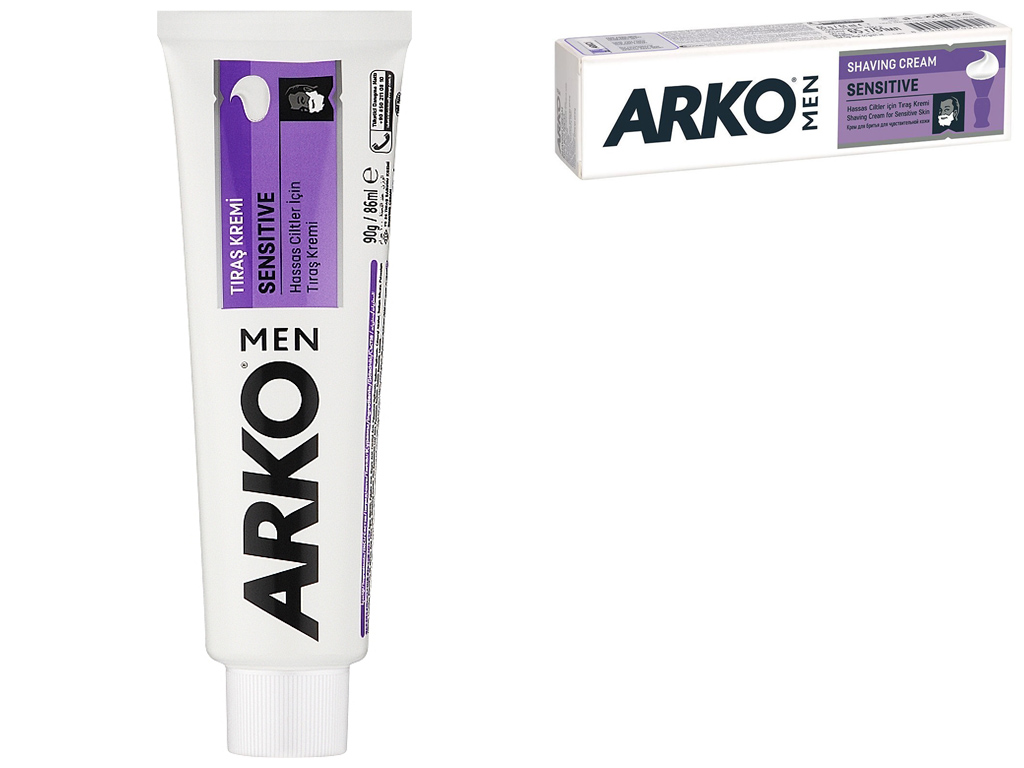Крем для бритья Arko Men Sensitive, 65мл