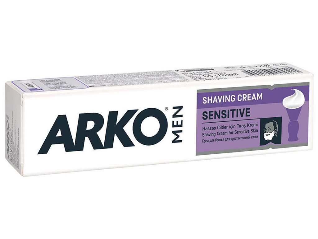 Крем для бритья Arko Men Sensitive, 65мл