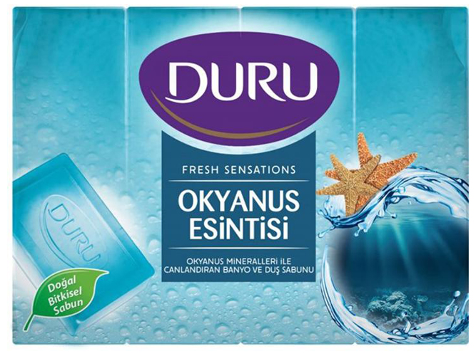 Мило Duru Fresh Sensations, океанський бриз, 600 г (ціна за 4 шт)