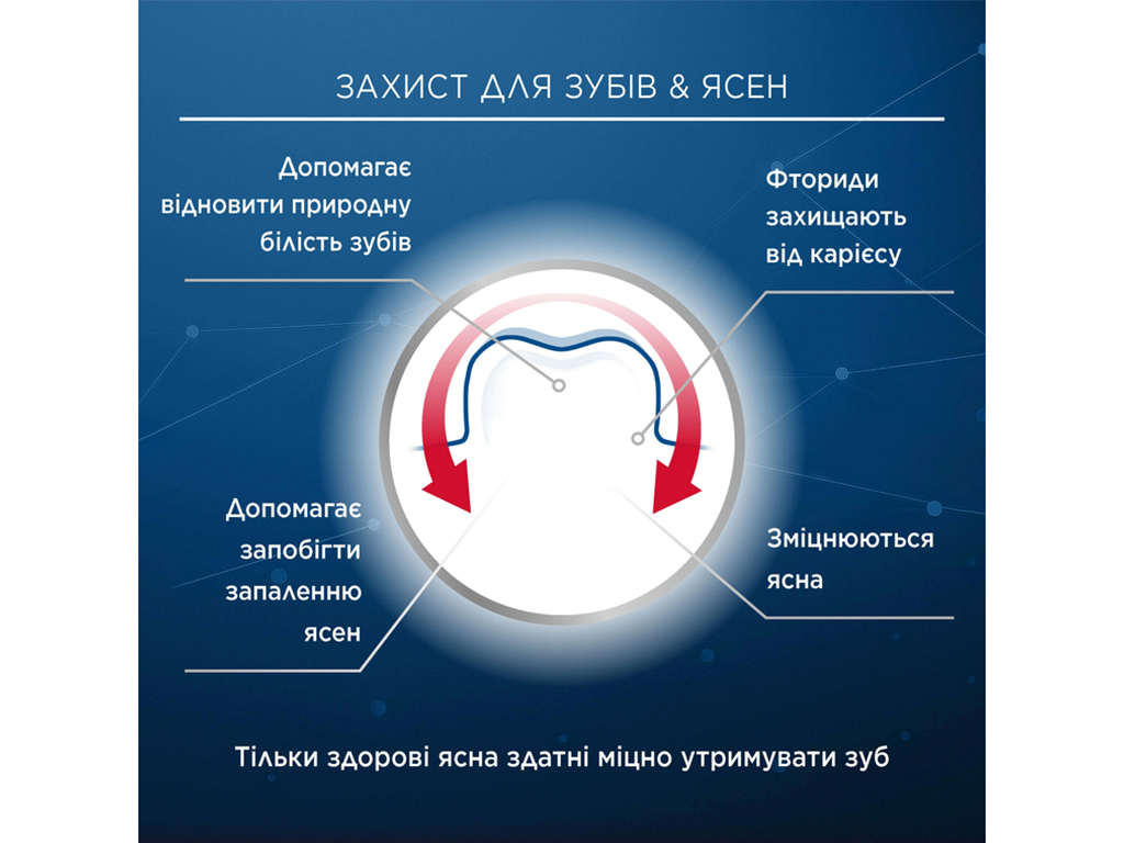 Паста зубна Lacalut Aktiv Делікатне відбілювання та захист ясен, м'яке очищення, догляд, 75мл