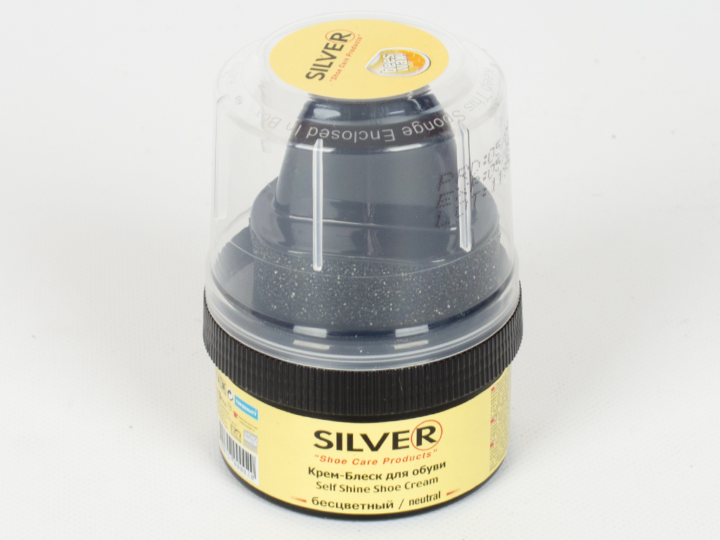 Крем-беск для обуви Silver (натуральный цвет) 50мл в банке