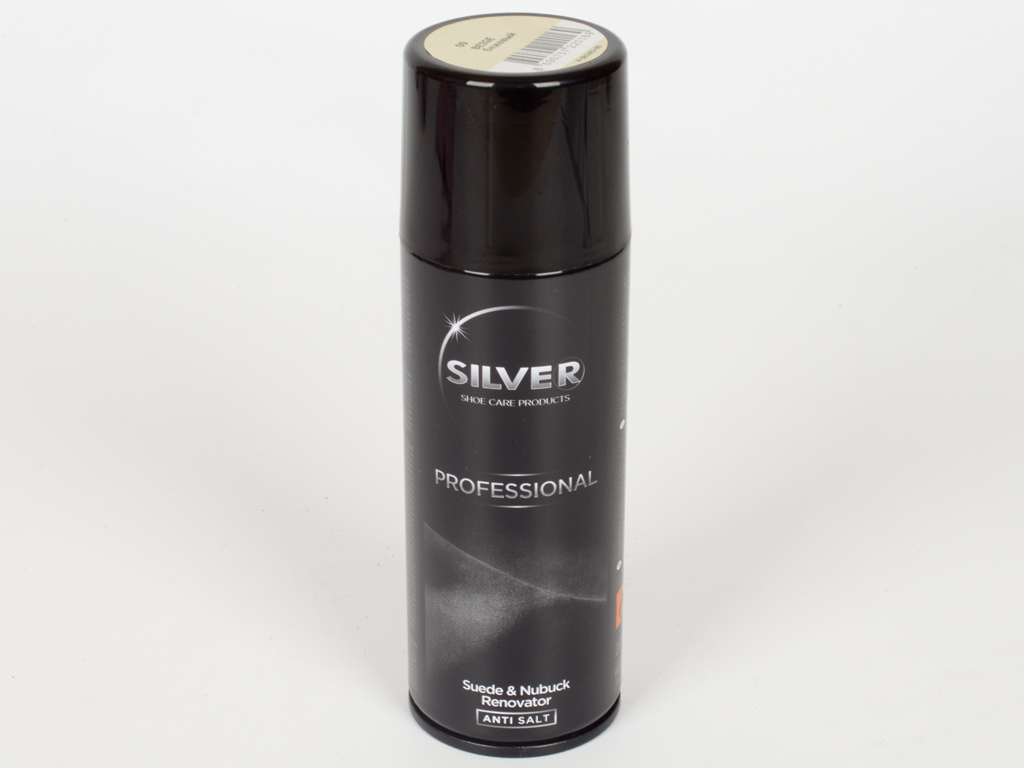 Спрей-краска восстанавливающая Silver PRO для нубука и замши (бежевый цвет) 200мл