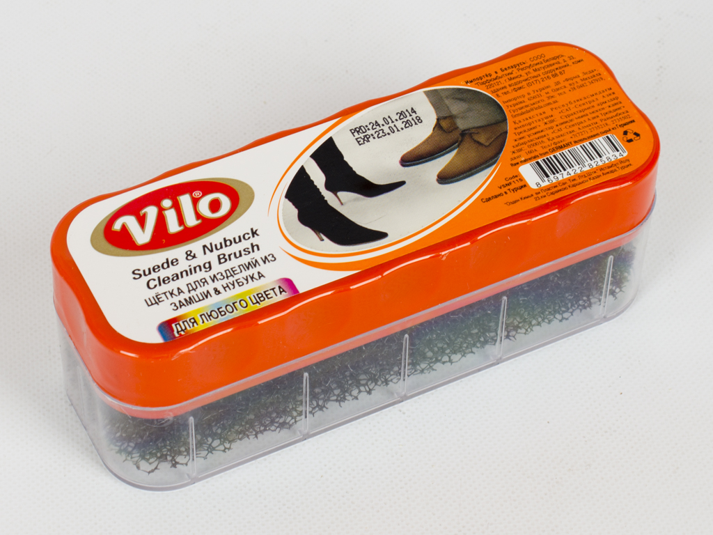 Губка для взуття "Vilo", що чистить велюр, нубук, замша