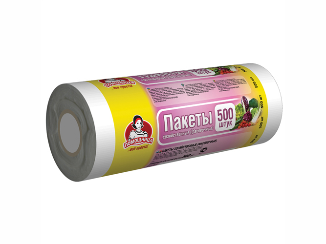 Пакеты хозяйственные (фасовочные) Помічниця в рулоне 500шт 20х30см