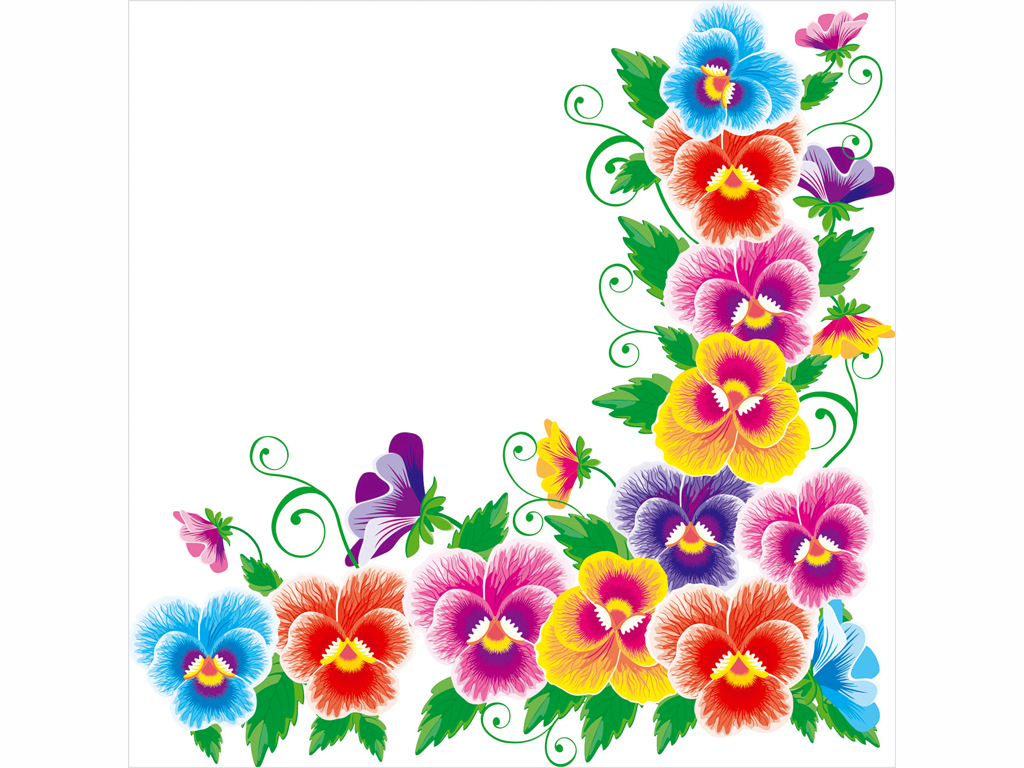 Салфетка La Fleur "Фиалковая красота" 33х33см 2 слоя 20шт белая