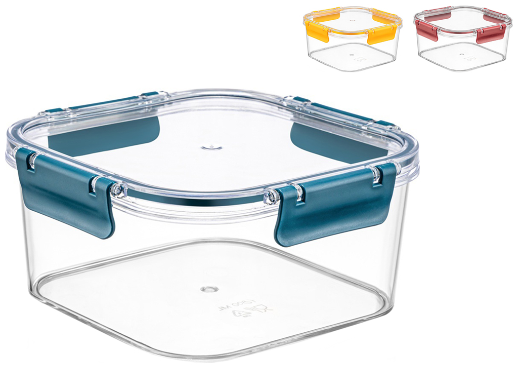 Контейнер квадратний Idea Home 00796 Chef Box MIX, 1,8л, 8681317007962