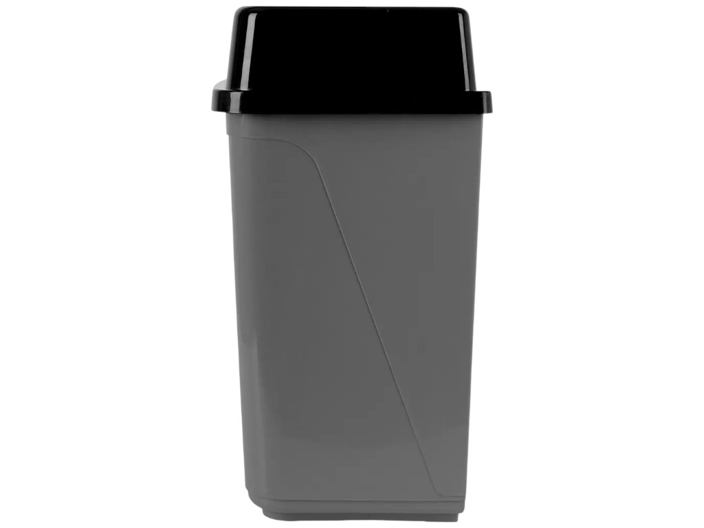 Корзина для мусора Violet House Бабочка, с крышкой, полипропилен, 20л, 30×23×47см, цвет металлик