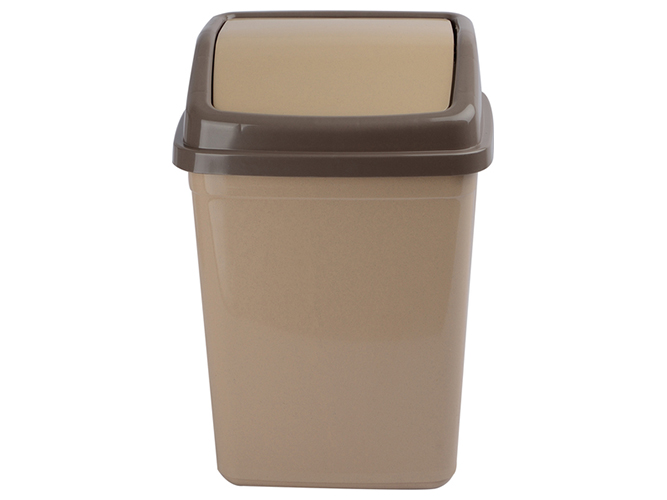 Корзина для сміття Violet House 0101 Cappuchino, з кришкою, 5л, 8690067495271