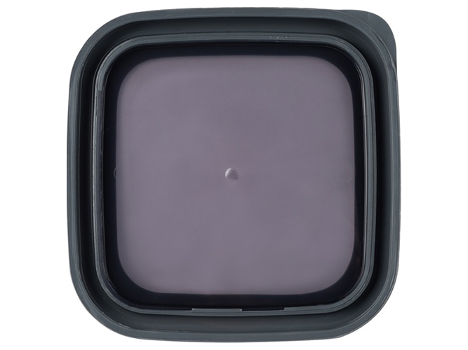 Контейнер для сипучих Violet House 0311 Transparent Black, 1,7л, 8690068596472