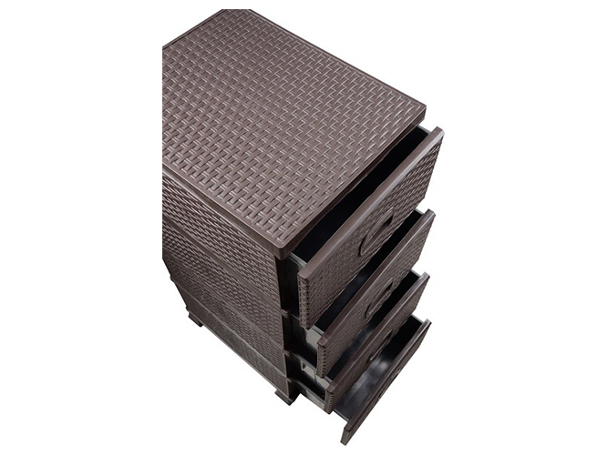 Комод Violet House Роттанг Brown, 38х45х90см, 8690068653717