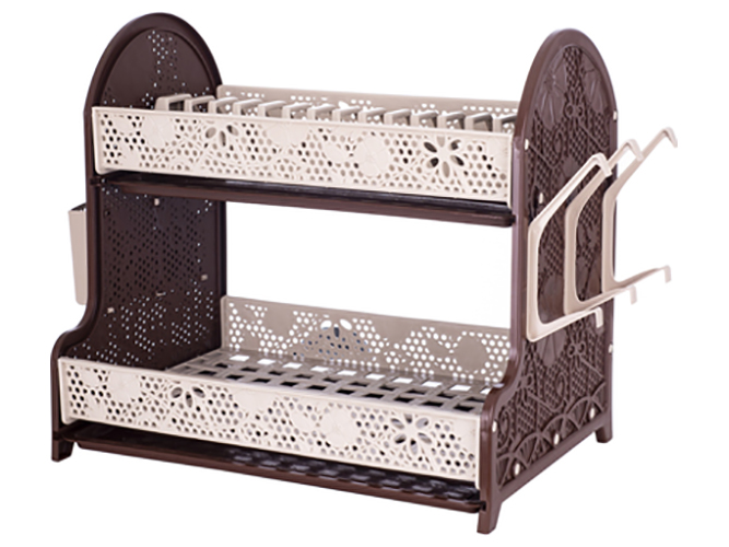 Сушилка для посуды Violet House Ажур Cappuchino, 28х40х38см, 2065589000016
