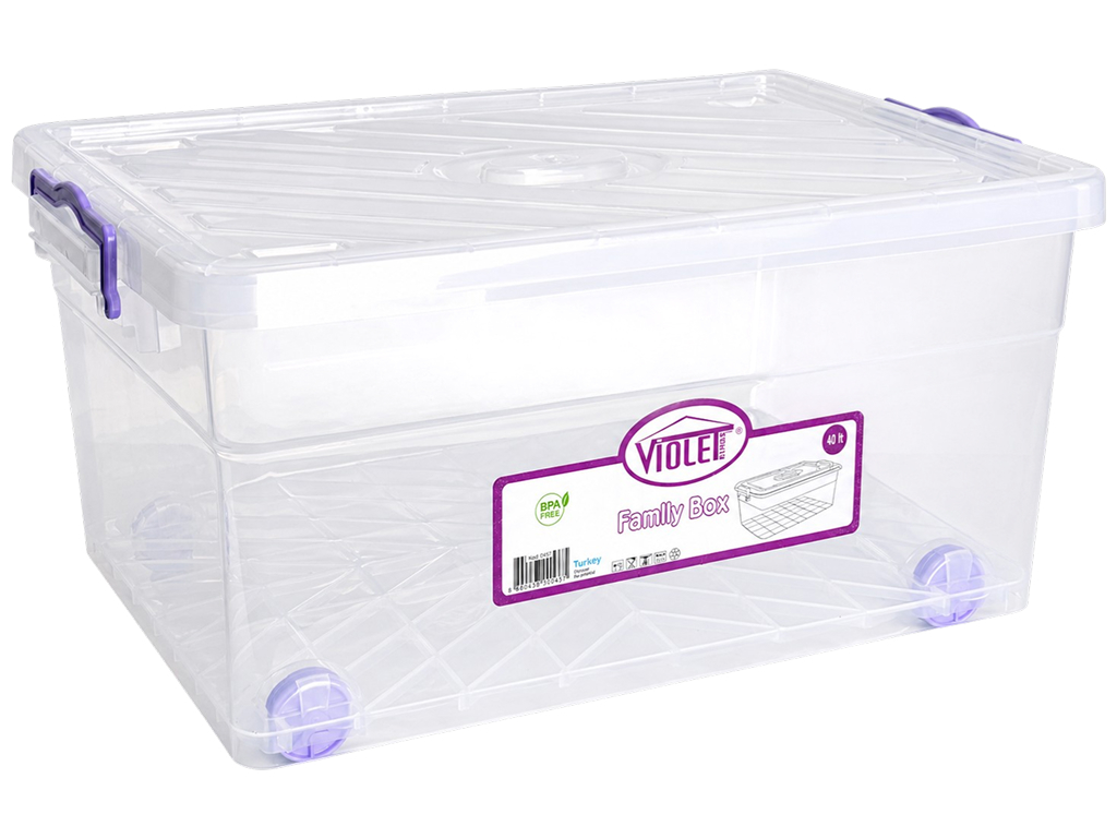 Контейнер Violet House Family Box, пластик, 40л