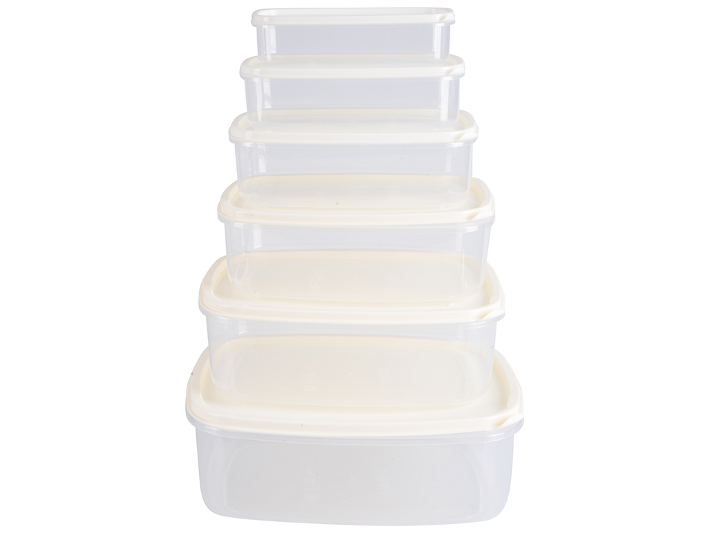 Набір контейнерів Violet House Light Cream (ціна за набір 6шт) 2069313980018