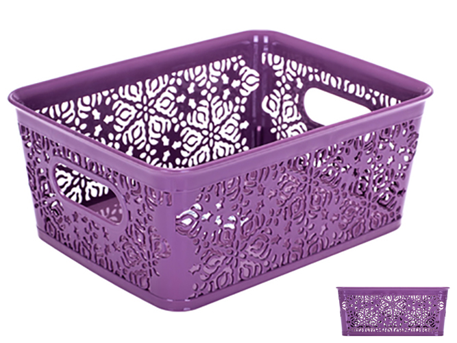 Кошик Violet House Ажур Coffee, колір - фіолетовий, 5л, 2064815930011