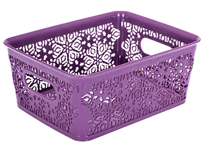 Кошик Violet House Ажур Coffee, колір - фіолетовий, 5л, 2064815930011