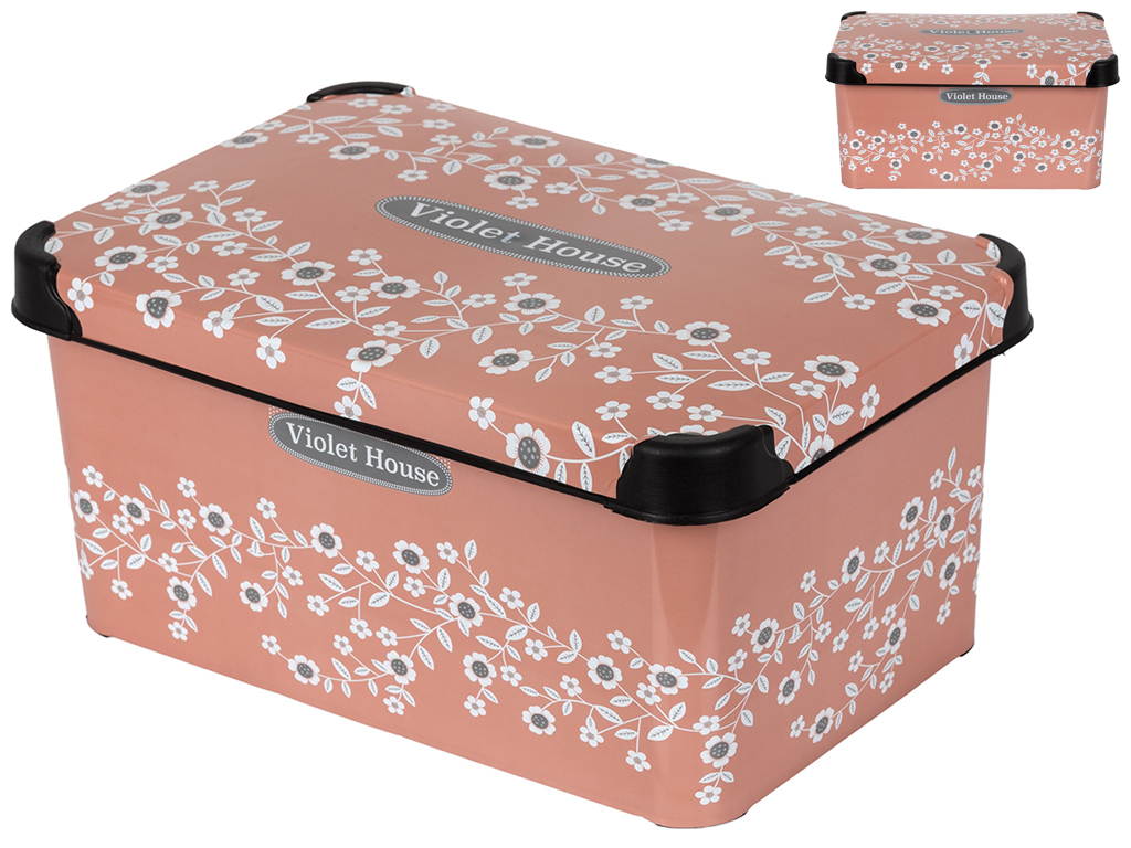 Контейнер Violet House Powder Flowers, 5л, 2068396120014