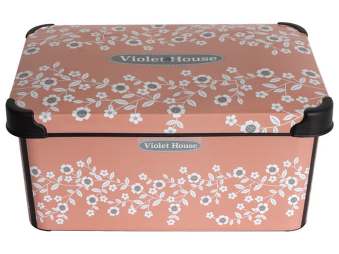 Контейнер Violet House Decor Powder Flower, 10л, 8690068326390