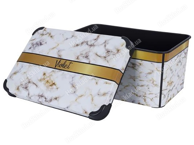 Контейнер Violet House Decor Marble White, 20л, 8690068326406