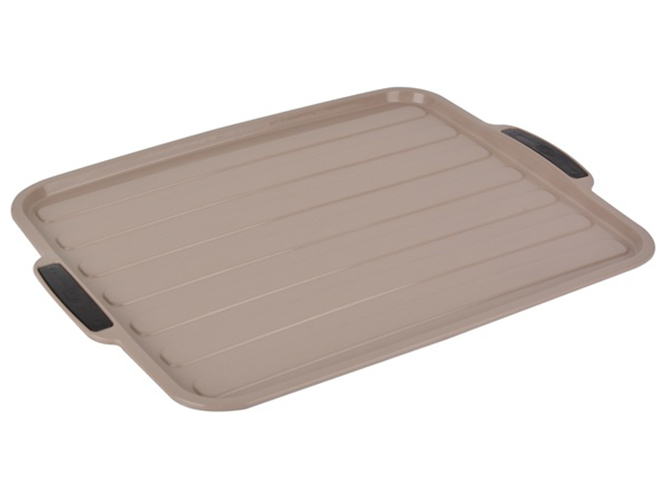 Сушка для посуду з піддоном Violet House 0757 Ротанг Cappuchino, 48х37,5х9см, 8690067495011