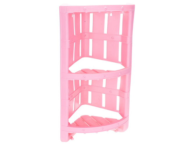 Полка 2-ярусная Violet House Бамбу Powder-Pink, 8690068578966