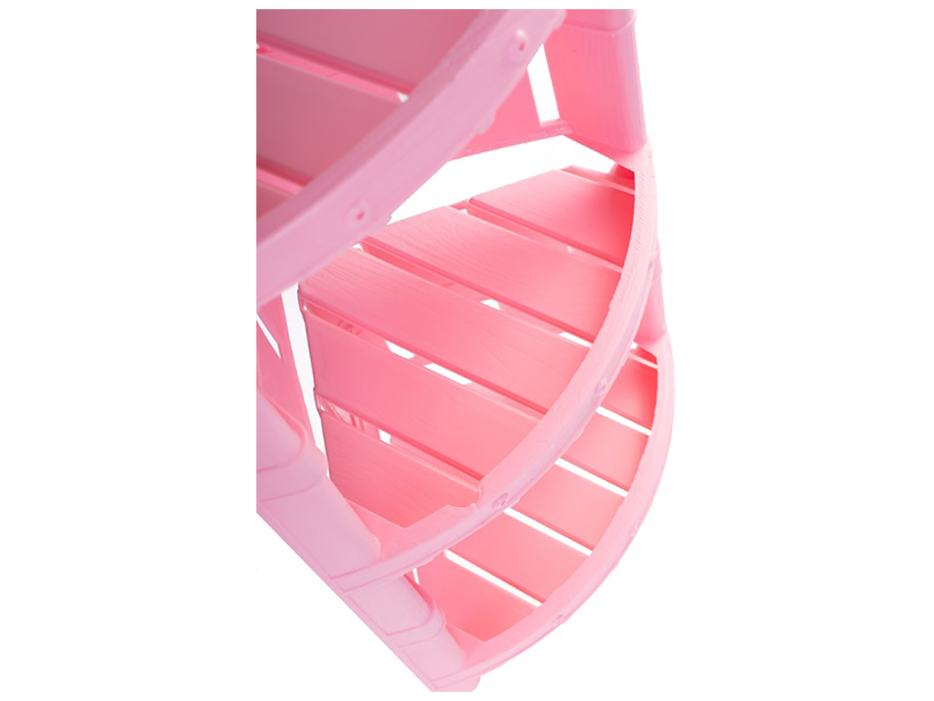 Полка 2-ярусная Violet House Бамбу Powder-Pink, 8690068578966