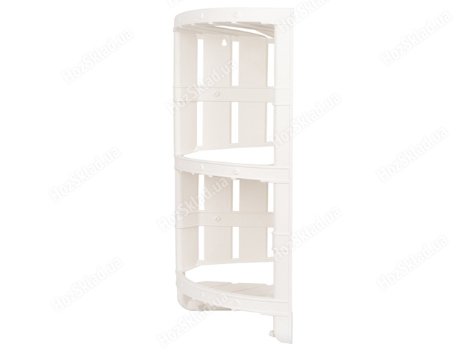Полиця 2-ярусна Violet House Бамбу White, 2068229020016
