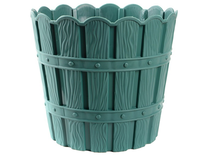 Горщик для квітів Violet House 1050 Bamboo Green, з внутрішньою вставкою, 10л, 8690070512903