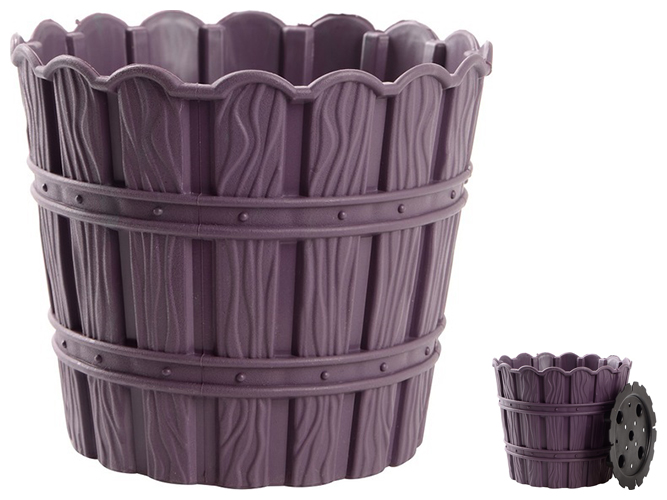 Горщик для квітів Violet House 1054 Bamboo Plum, з дренажем, 1,2л, 8690069984926