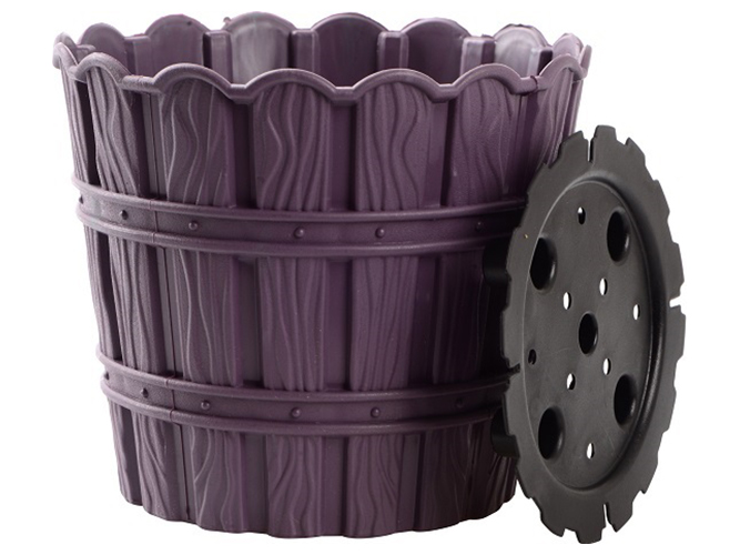 Горщик для квітів Violet House 1054 Bamboo Plum, з дренажем, 1,2л, 8690069984926