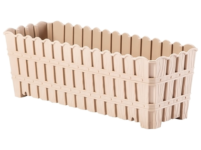 Горщик для квітів Violet House Bamboo BALCONY MIX, із дренажем, 40см, 8690068596670