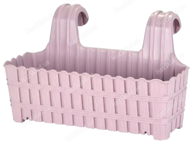 Горщик для квітів Violet House Bamboo MIX, на перила, 40см, 8690067685375