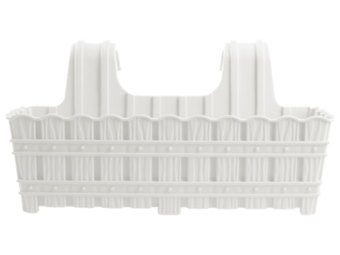 Горщик для квітів Violet House 1061 Bamboo White на перила, 50см, 8690070512996