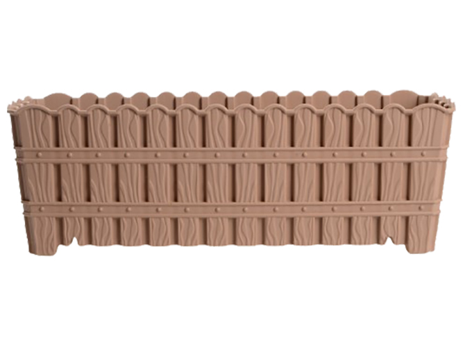 Горщик для квітів Violet House 1062 Bamboo Cream з дренажем, 65см, 8690070513061