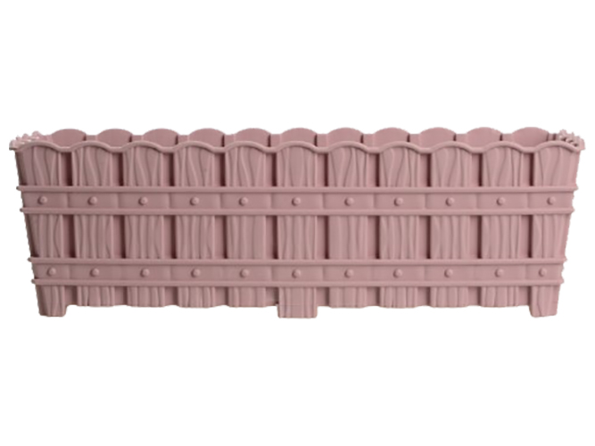 Горшок для цветов Violet House 1062 Bamboo Pink с дренажем, 65см, 8690070513085